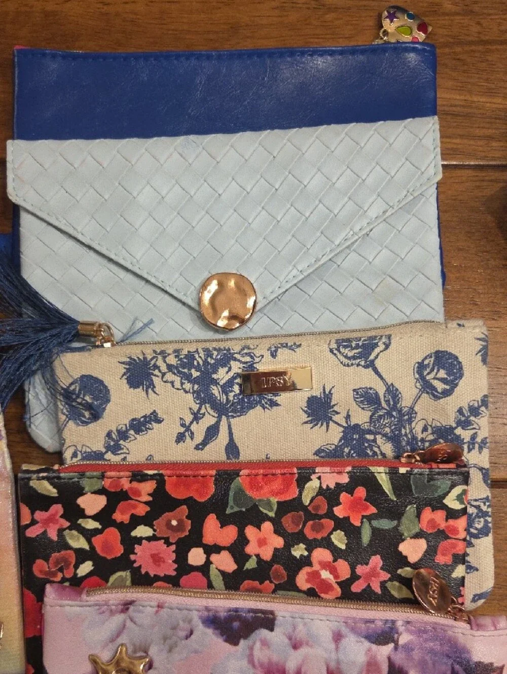 Ipsy Bundle Of 14 Makeup Bags.
